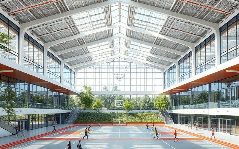 Innowacyjne podejścia do projektowania i budowy obiektów sportowych: jak stworzyć idealną halę sportową?